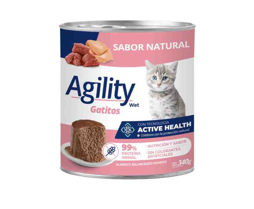 LATA AGILITY GATO KITTEN NATURAL 340 GM 